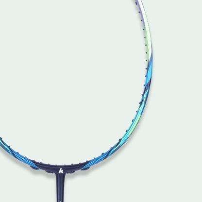 kawasaki kbc 6990, head light racket, 3U badminton racket, flexible shaft racket, graphite racket for intermediate, badminton racket kawasaki, lightweight racket, badminton control racket, 24 lbs tension racket, head light balance, badminton training racket, graphite frame badminton, buy kawasaki racket, badminton racket india, performance badminton racket, kawasaki intermediate racket, badminton gear, racket for fast swings, durable badminton racket, kawasaki 3U G1 racket