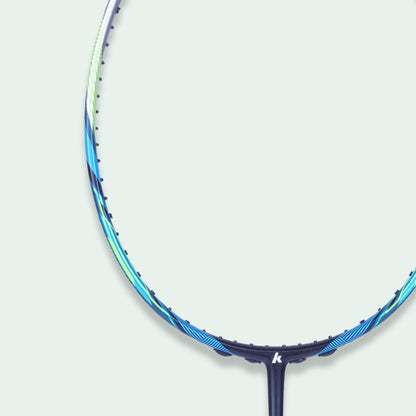 kawasaki kbc 6990, head light racket, 3U badminton racket, flexible shaft racket, graphite racket for intermediate, badminton racket kawasaki, lightweight racket, badminton control racket, 24 lbs tension racket, head light balance, badminton training racket, graphite frame badminton, buy kawasaki racket, badminton racket india, performance badminton racket, kawasaki intermediate racket, badminton gear, racket for fast swings, durable badminton racket, kawasaki 3U G1 racket