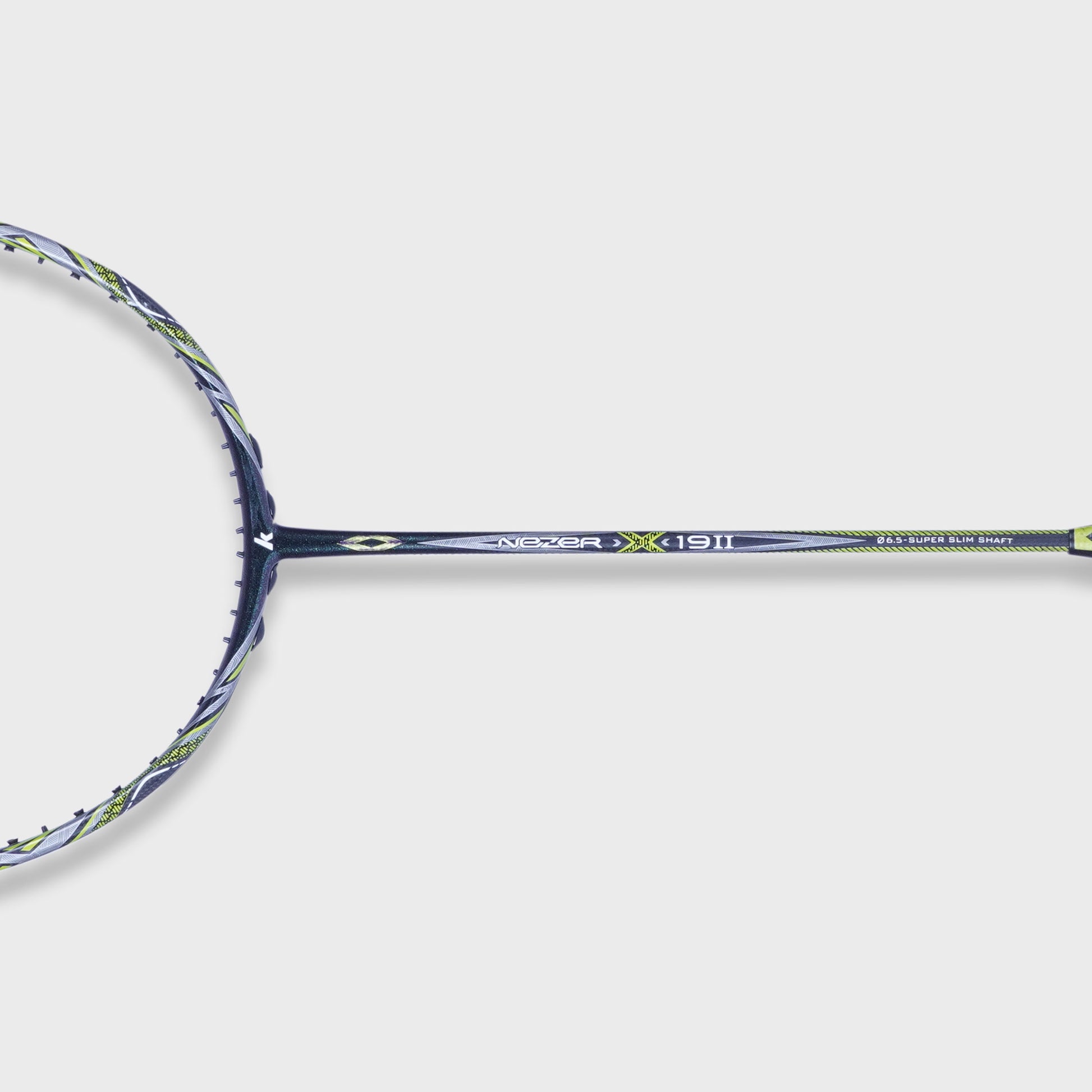 kawasaki nezer 19 ii, advanced badminton racket, 3U graphite racket, 46T + 80T shaft, 30T + 40T frame, 18–32 lbs tension racket, kawasaki badminton india, professional racket kawasaki, medium flex racket, nezer series graphite, badminton racket for tournaments, high string tension, kawasaki g1 racket, badminton gear online, control-focused racket, graphite badminton bat, kawasaki sports equipment, durable shaft racket, racket for competitive play, elite badminton players