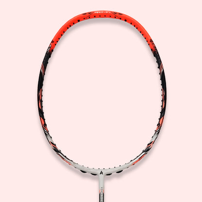 kawasaki force f7, adaptive balance badminton racket, graphite racket for intermediates, 3U weight racket, 30T graphite frame and shaft, kawasaki racket unstrung, 18–30 lbs tension, badminton training gear, force series racket, racket for aggressive players, kawasaki badminton bat, fast performance racket, badminton racket for advanced beginners, kawasaki equipment india, racket for all-around play, intermediate level racket, badminton gear online, graphite racket india, kawasaki g1 racket