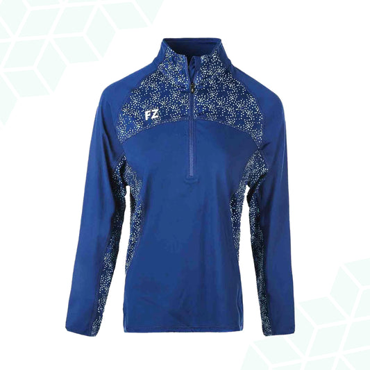 women’s estate blue jacket, FZ Forza Lavida jacket, court jacket for female players, breathable women’s jacket estate blue, Dryforze training jacket women