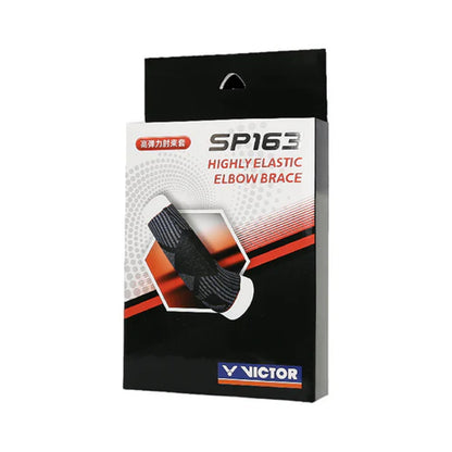 elbow brace for athletes, Victor SP163, badminton elbow support, breathable elbow wrap, joint pain strap, elastic elbow sleeve, tennis elbow protection, gym elbow gear, neoprene elbow wrap, sports elbow stability, injury recovery brace, adjustable elbow band, muscle strain relief, durable elbow protector, athletic elbow compression