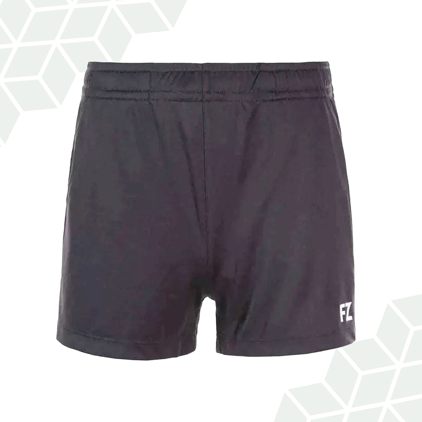 black badminton shorts women, FZ Forza Layla shorts, buy women’s training shorts black, breathable black sports shorts, Dryforze badminton shorts, flexible black court shorts, stylish women’s shorts for badminton