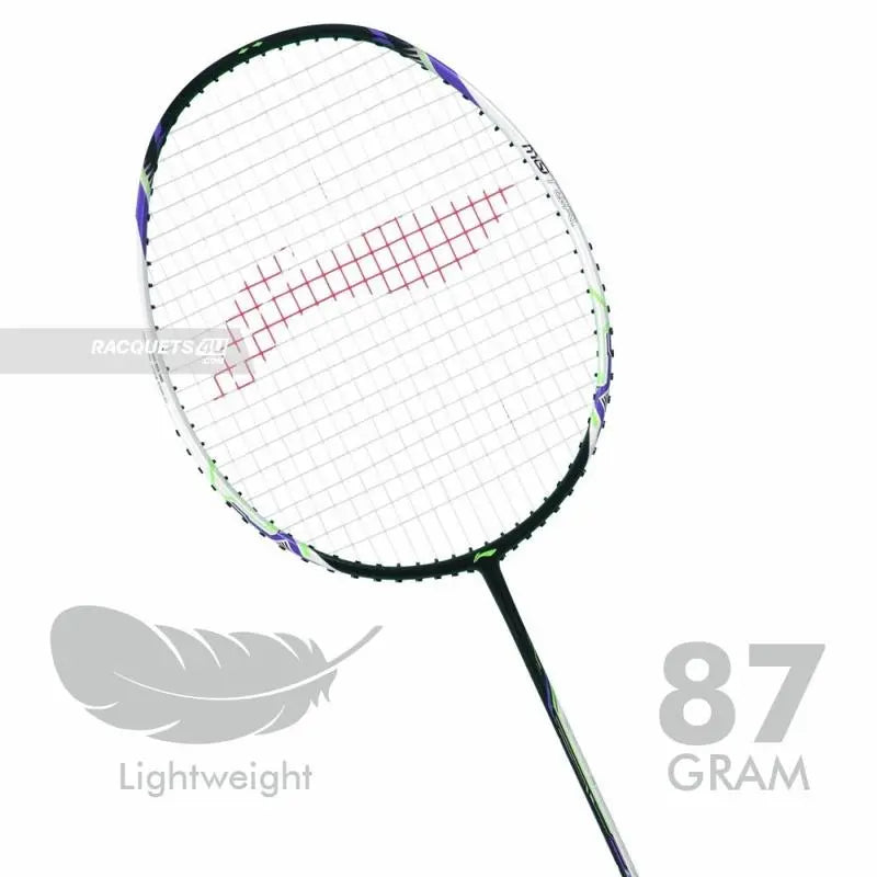 Li-Ning Halbertec Motor Badminton Racket (Pearl White)