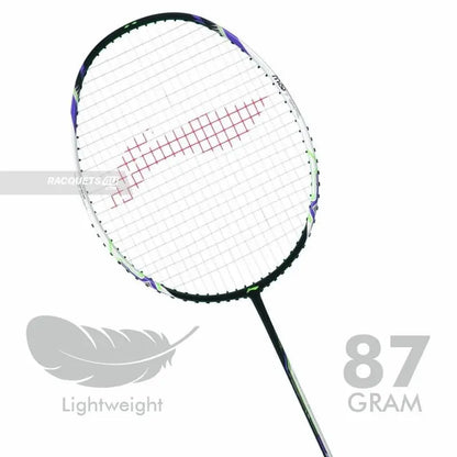 Li-Ning Halbertec Motor Badminton Racket (Pearl White)