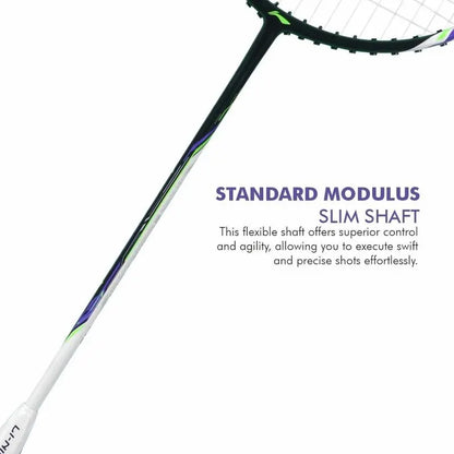 Li-Ning Halbertec Motor Badminton Racket (Pearl White)