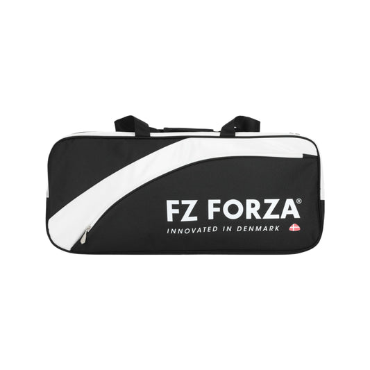 FZ Forza Play Line bag, red white badminton kitbag, 6 racket storage bag, square kitbag for badminton, stylish gear bag, training and tournament bag, dual compartment bag, fiery red sports bag, racket storage bag online, player kitbag