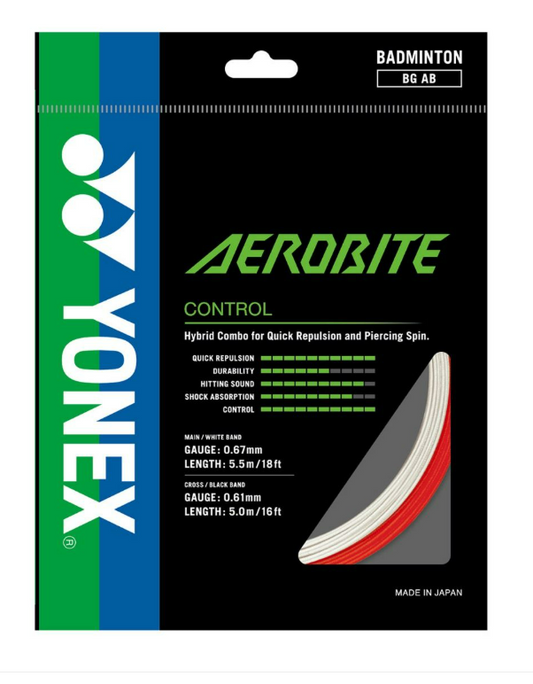Yonex Badminton Strings BGAB WHITE RED