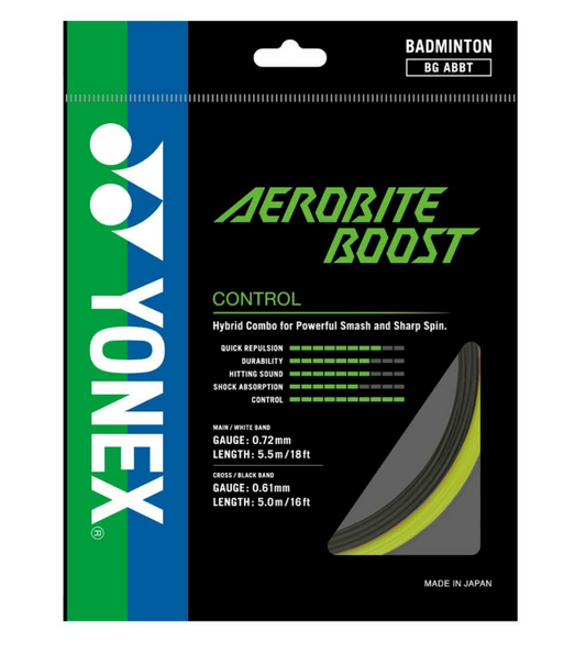Yonex Badminton Strings BGABBOOST Grey Yellow