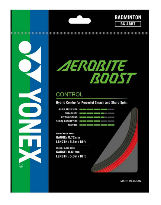 Yonex Badminton Strings BGABBOOST Grey Red