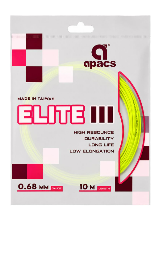 APACS ELITE 3 STRING NEON YELLOW