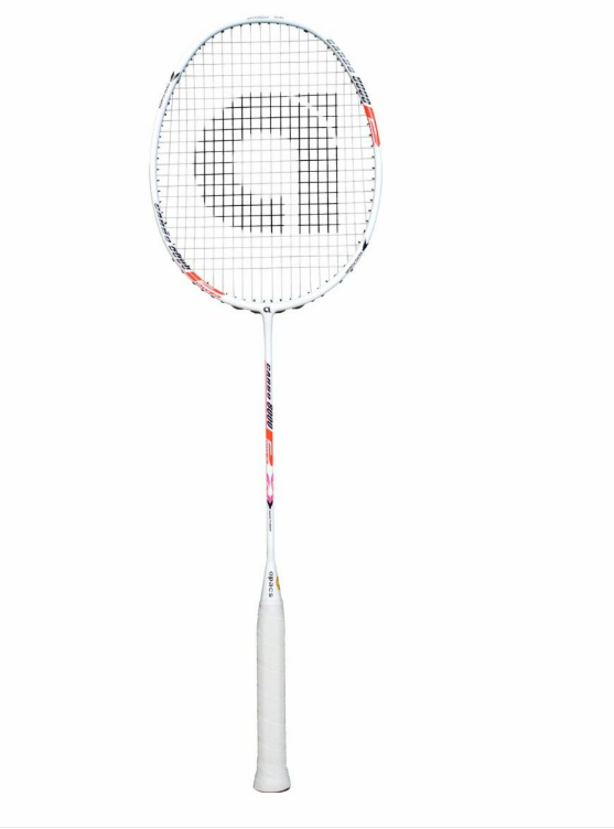 APACS CARBO 8000-WHITE MATT UNSTRUNG BADMINTON RACQUET