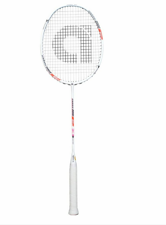 APACS CARBO 8000-WHITE MATT UNSTRUNG BADMINTON RACQUET