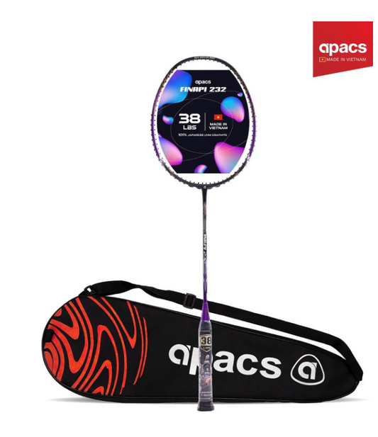 APACS NANO FUSION SPEED 722 PURPLE UNSTRUNG BADMINTON RACQUET