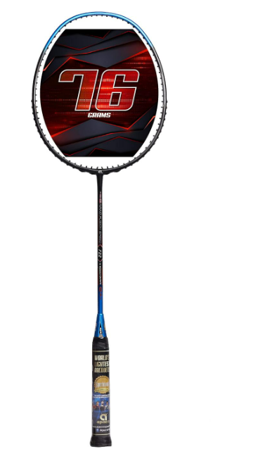 APACS NANO FUSION SPEED 722 BLUE UNSTRUNG BADMINTON RACQUET