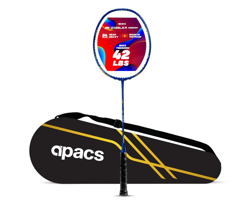 APACS Z-ZIGGLER REBORN BLUE MATTE UNSTRUNG BADMINTON RACQUET
