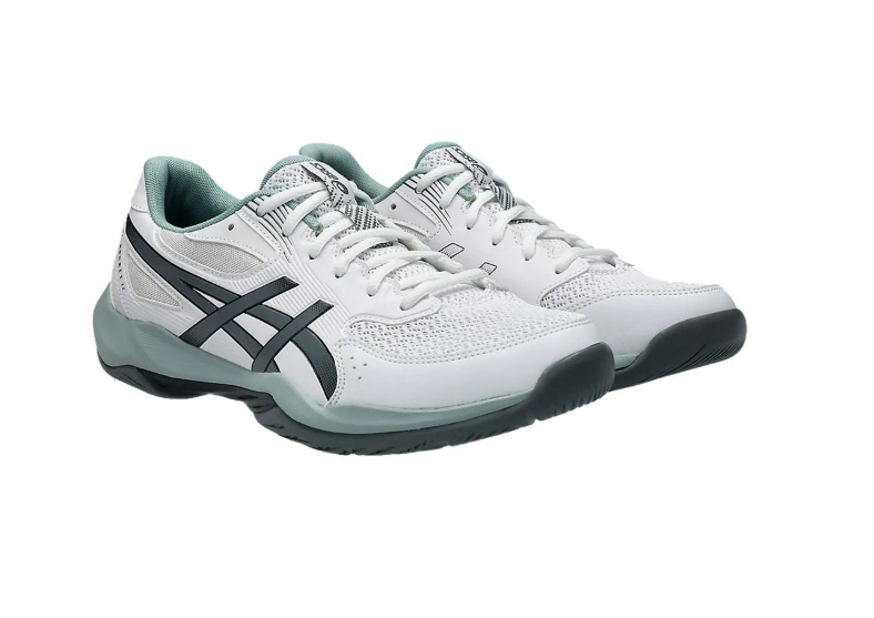 ASICS GEL-ROCKET 12 (M) - WHITE/STEEL GREY BADMINTON SHOE