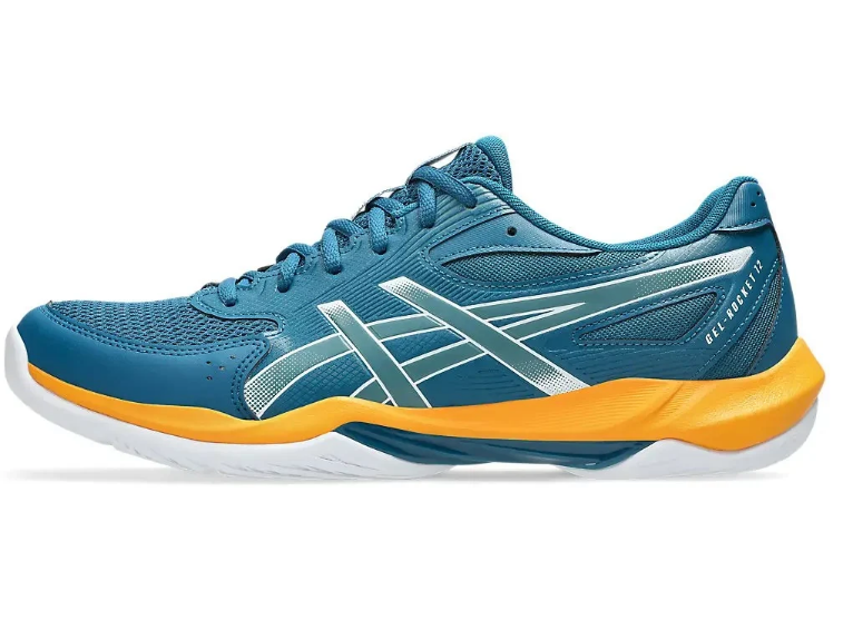 ASICS GEL ROCKET 12 DARKTEAL/YAMABUKI BADMINTON SHOES