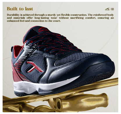 HUNDRED COURT STAR PRO BADMINTON SHOES NAVY/RED/WHITE