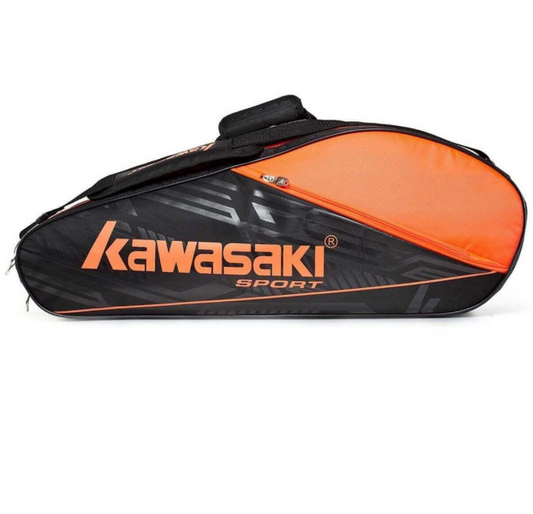Kawasaki TCC-049-055 Badminton Kitbag- Black/ Orange