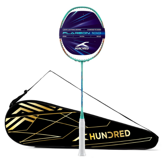HUNDRED FLAREON 100 - 5U UNSTRUNG BADMINTON RACQUET (TURQUOISE)