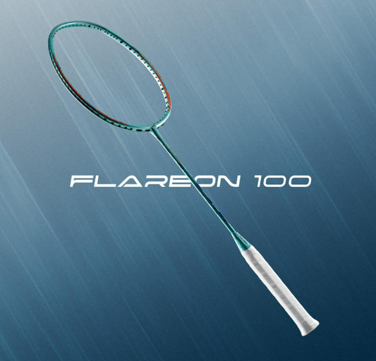 HUNDRED FLAREON 100 - 5U UNSTRUNG BADMINTON RACQUET (TURQUOISE)