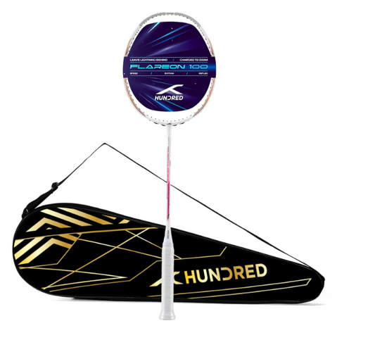 HUNDRED FLAREON 100 - 5U UNSTRUNG BADMINTON RACQUET (PEARL WHITE)