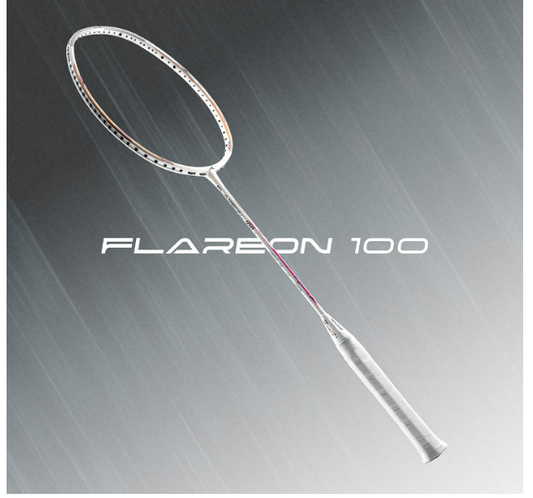 HUNDRED FLAREON 100 - 5U UNSTRUNG BADMINTON RACQUET (PEARL WHITE)
