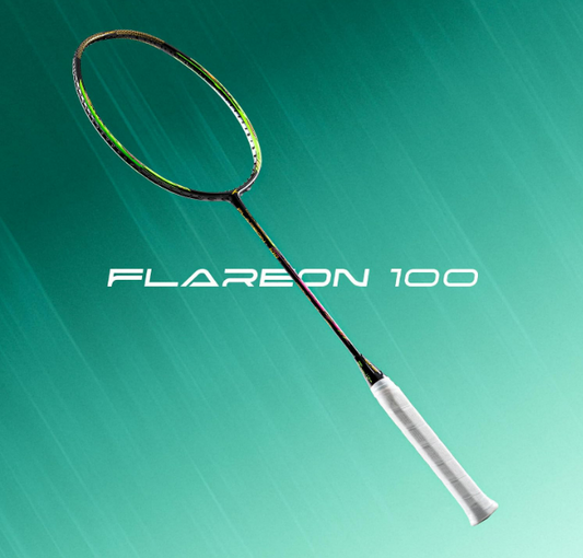 HUNDRED FLAREON 100- 5U UNSTRUNG BADMINTON RACQUET (BLACK)
