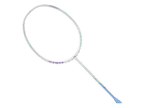 LI-NING AXFORCE-80 BADMINTON RACKET (WHT/LT PUR) -5U