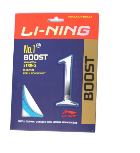 LI-NING NO-1-BOOST BADMINTON STRING  (ELECTRIC-TEAL)