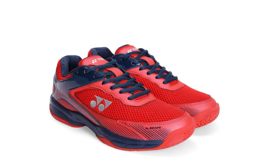 YONEX HY ULTRAI BADMINTON SHOES LAVA RED NIGHT SHADOW UK 8