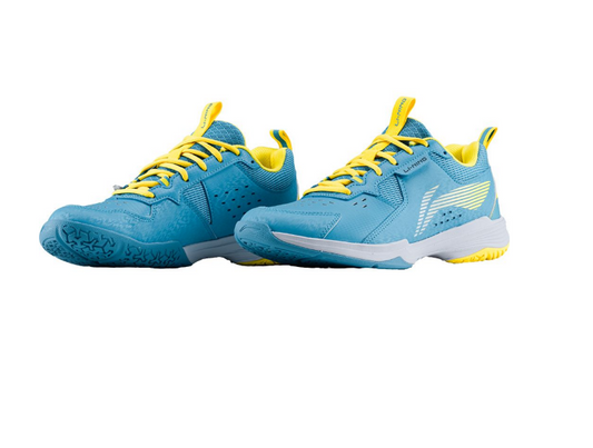 ALL ROUND BADMINTON SHOES (AZURE BLUE/ILLUMINATING)