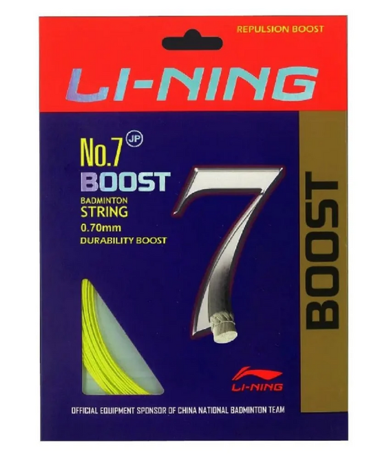 Li-Ning No.7 Boost Badminton String - Bold Yellow