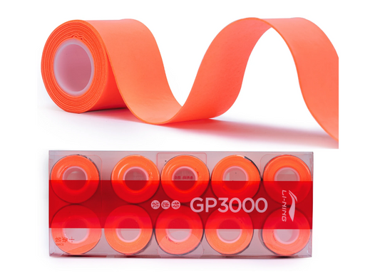 Li-Ning GP3000 Badminton Overgrip 10-IN-1 (NEON ORANGE)