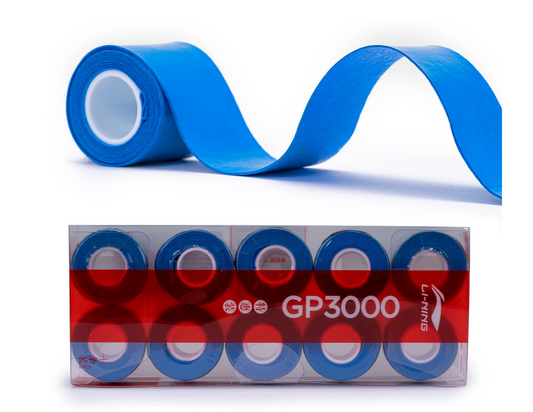 Li-Ning GP3000 Badminton Overgrip 10-IN-1 (BRIGHTNESS BLUE)