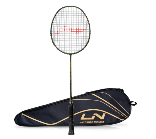 Li-Ning G-Force Superlite Max 10 Badminton Racquet (Emerald/Gold/Silver)