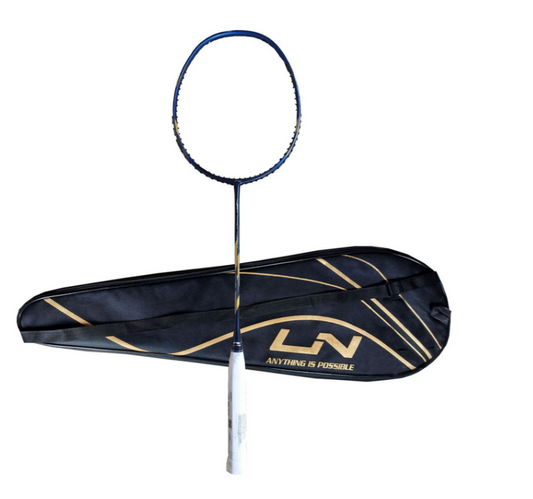 Li-Ning Super Series SS-99 Plus Badminton Racquet (Charcoal/Navy/Lime)