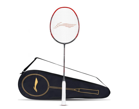 Li-Ning 3D Calibar-X Boost Badminton Racquet (Red/Black)