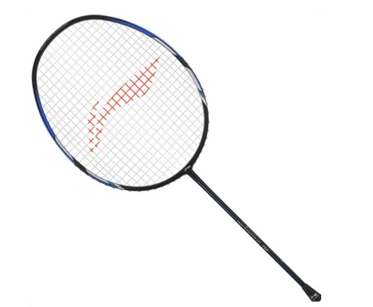 Li-Ning Windstorm 78+ Badminton Racquet (Black/Silver/Blue)