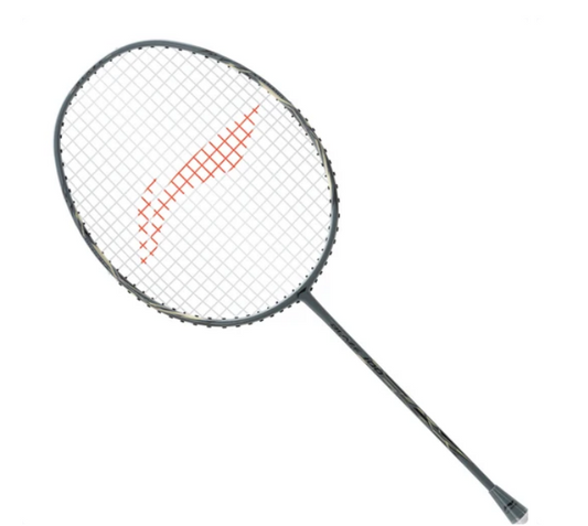 Li-Ning Blaze 100 Unstrung Badminton Racquet (Gunmetal/Black/Ivory)
