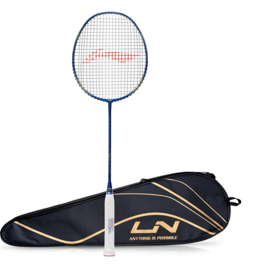 Li-Ning Wind Lite 700 II Unstrung Badminton Racquet (Navy/Brass)