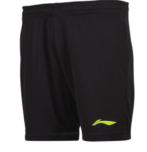 Li-Ning Badminton Shorts (Black/Lime)