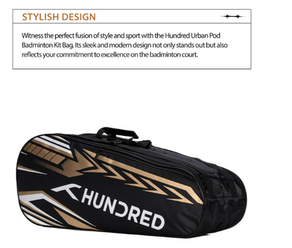 Hundred Urban Pod Kit Bag (6 in 1) Black/Gold