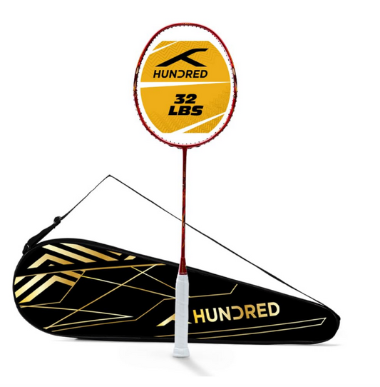 Hundred T-Rex 800 Unstrung Badminton Racquet (Dark Red)