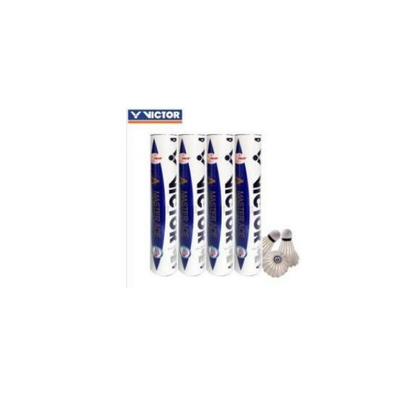 Victor Master Ace Goose Feather Badminton Shuttlecock (12 Pieces)