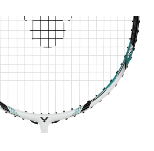 Victor Thruster-220HII Unstrung Badminton Racket ( White/ Light Blue) - 4U/G6