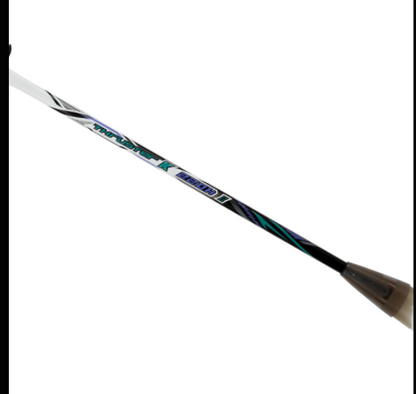 Victor Thruster-220HII Unstrung Badminton Racket ( White/ Light Blue) - 4U/G6