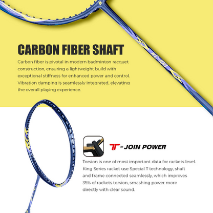 Kawasaki KC 100 Unstrung Badminton Racket (Yellow)