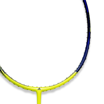 Buy Adidas Spieler F09 badminton racket, 5U G5, even balance, SMART carbon frame, medium flex, 28 lbs string tension, lightweight Adidas racket, control and speed, badminton gear for intermediate players, Adidas F09 online, professional badminton racket, Adidas badminton equipment, best Adidas racket